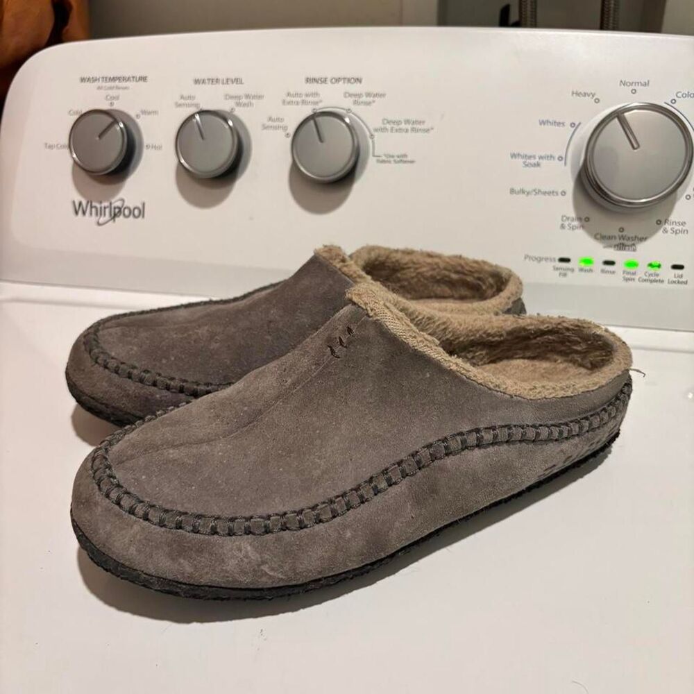 Sorel Men's Grey and Brown Slides